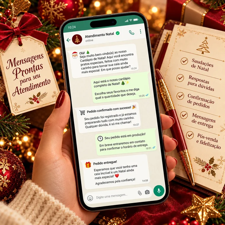 Mensagens prontas para WhatsApp